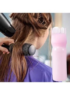 ORiTi 2 Piece Hair Dye Applicator Bottle With Brush Pink/Purple 17x4.5cm  - Image 2