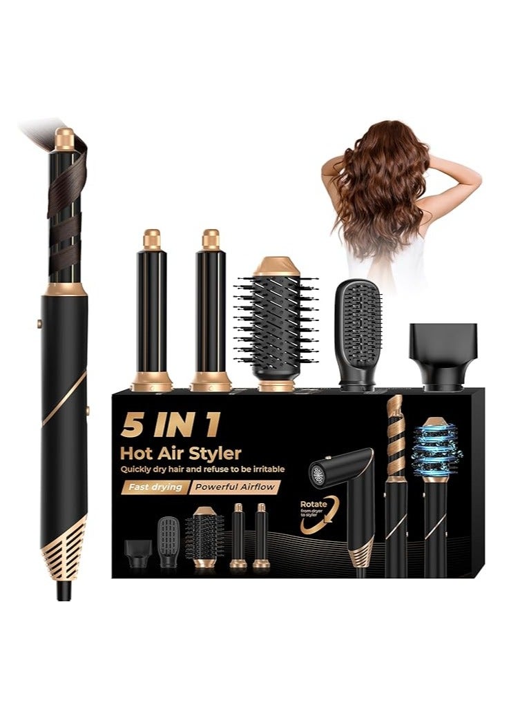general 5-in-1 Hair Styler with Automatic Curling Iron, Multi-Purpose Ion Hair Dryer Brush Set Styling Tools Styler Hairstyling Styling Hair Dryer Hairbrush Hair Dryer Gifts for Women - Image 1