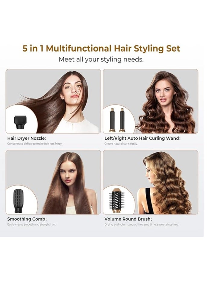 general 5-in-1 Hair Styler with Automatic Curling Iron, Multi-Purpose Ion Hair Dryer Brush Set Styling Tools Styler Hairstyling Styling Hair Dryer Hairbrush Hair Dryer Gifts for Women - Image 3