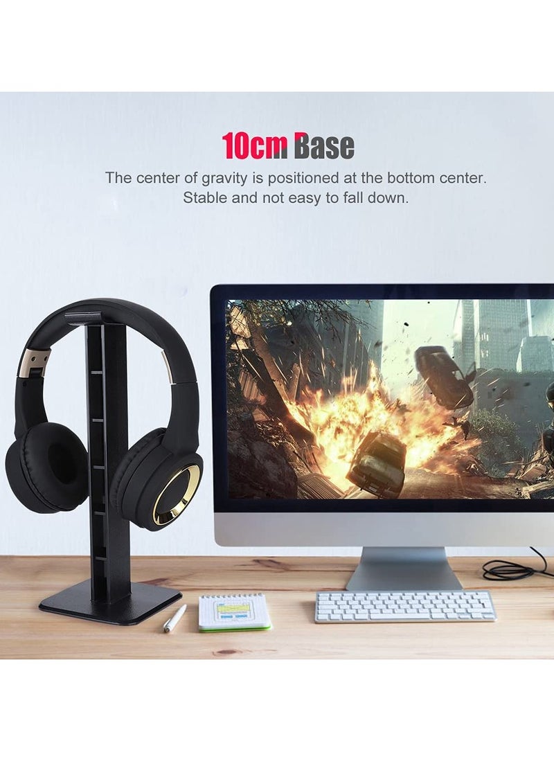 Generic Aluminum Headset Stand - Lightweight 125g - Sturdy & Durable - Black  - Image 4