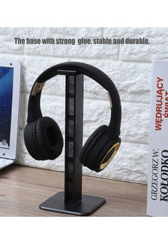 Generic Aluminum Headset Stand - Lightweight 125g - Sturdy & Durable - Black  - Image 5