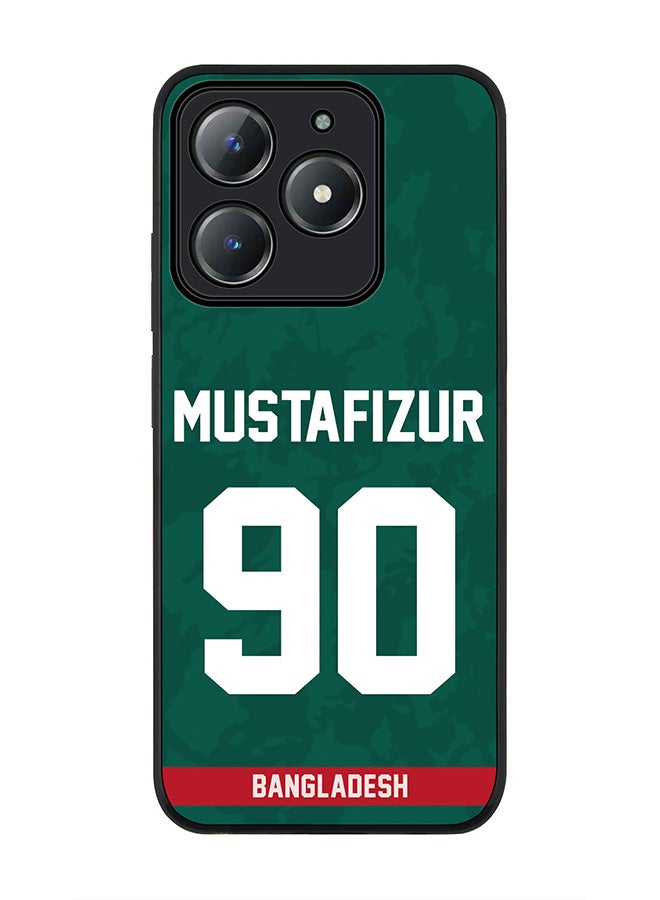 Stylizedd For Realme C63 / Realme C61 4G Case,Slim fit Camera Protection, Shockproof Thin Phone cover  - Bangladesh Mustafizur Rahman, Jersey No 90 - Image 1