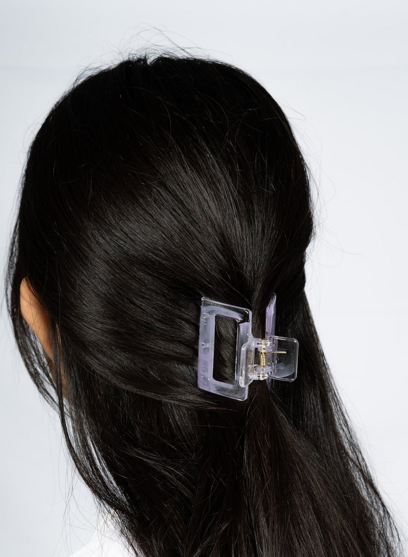 ZAAS Fuzzy Solid Hair Claw Clips for Women – Stylish PastelClips (Pack of 3 ) - Image 3