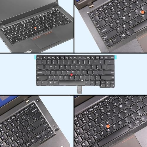 Wefly Laptop Keyboard Compatible for Lenovo Thinkpad T431 T431S E431 T440 T440P T440S E440 L440 T450 T450S T460 T460P L450 T440E 04Y0824 US Layout Black (with Pointer) - Image 3