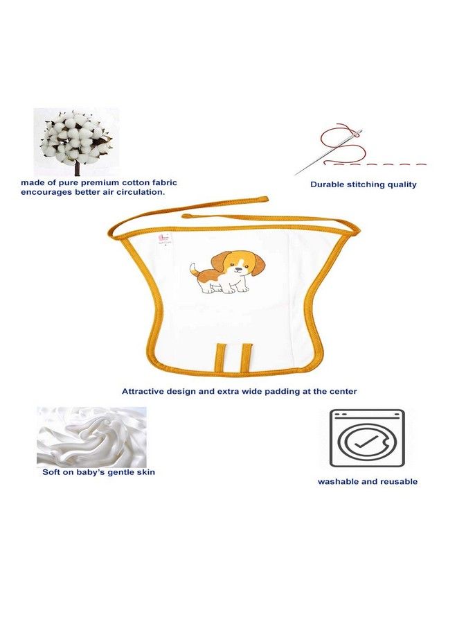 SOFTCARE Size Large Premium Cotton Cloth Padded Reusable Nappy 5 18Months (Pack Of 3Size L) - Image 5