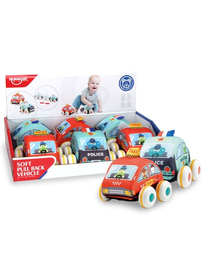 Pull Back Cars for Toddlers Aged 1 2 3 Year Old, Soft Car Toy Set with 7-Piece Cloth Car And Mat Set Kids Carpet Playmat, Kids Play Rug for Playroom, Kids Car Mat Rug, Kids Play Rugs Town City Road Map Rug  - Image 3