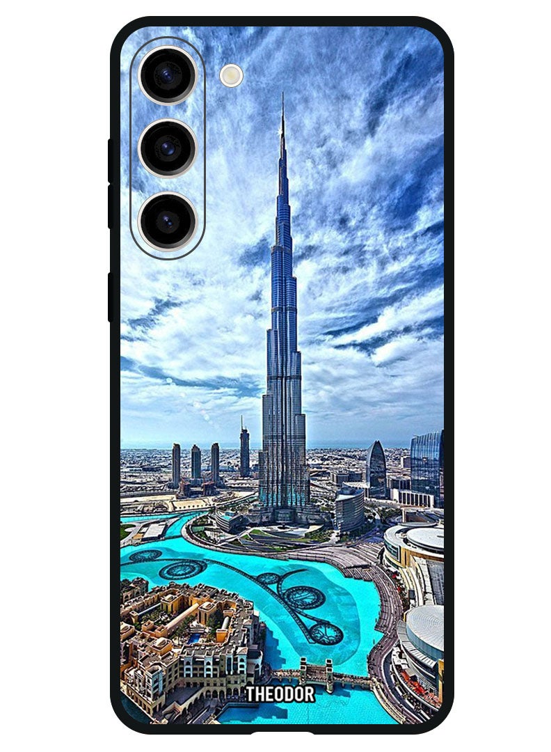 Theodor Protective Case Anti Scratch Shock Proof Bumper Cover For Samsung Galaxy S23 FE Burj Khalifa in Day - Image 1