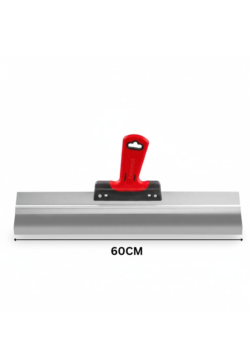 Hitex Beorol Stainless Steel Scraper with Rubber-Plastic Handle – Wall & Floor Scraper – Rust-Resistant, Durable Tool for Construction, DIY & Industrial Use (60CM) - Image 2