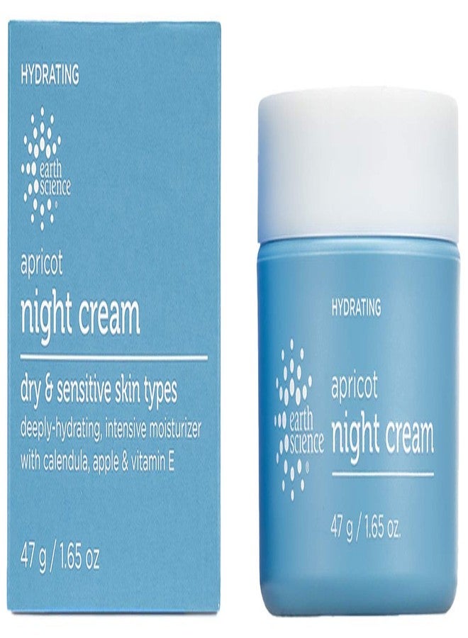 EARTH SCIENCE - Apricot Night Cream with Hydrating Apricot and Vitamin E for Dry Skin (1.65 oz) - Image 1