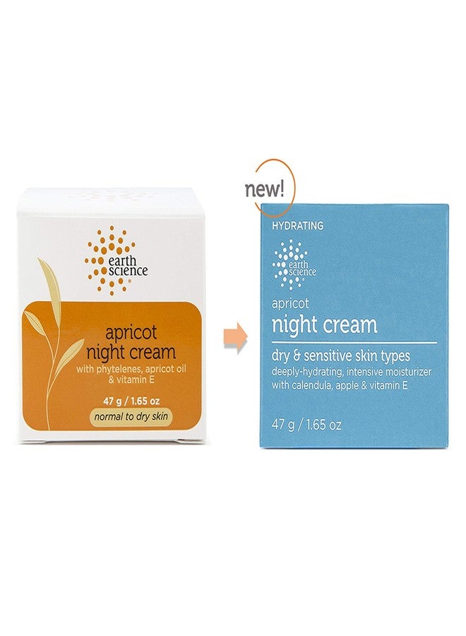 EARTH SCIENCE - Apricot Night Cream with Hydrating Apricot and Vitamin E for Dry Skin (1.65 oz) - Image 4