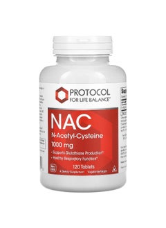 Protocol For Life Balance Protocol for Life Balance, NAC, 1,000 mg, 120 Tablets 