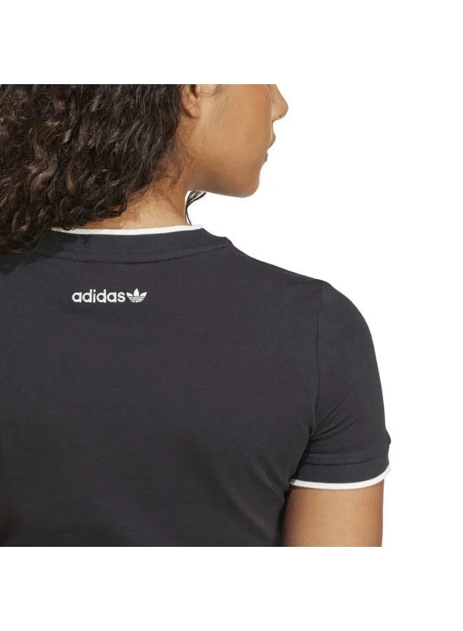 adidas Originals adidas GRAPHIC BBY TEE Black Originals Women TOPS