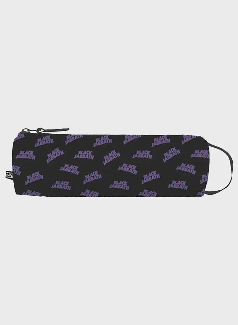 BLACK SABBATH Black Printed Pencil Case Zippered