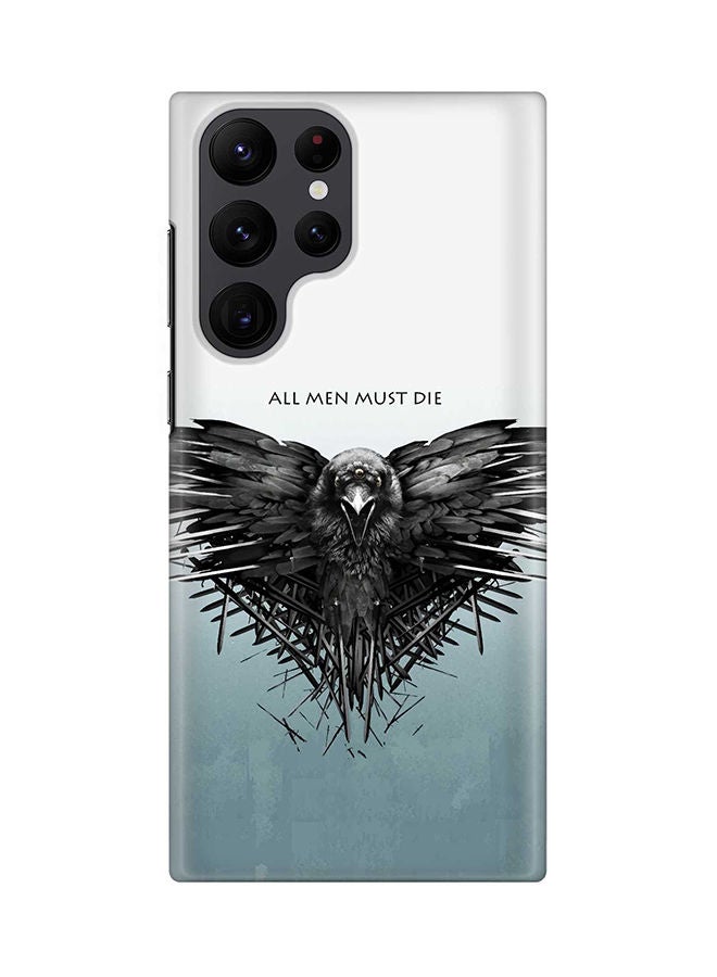 Stylizedd Case for Samsung Galaxy S22 Ultra 5G Snap Case Slim Snap Classic Series Shield Matte Finish Print - GOT All Men Must Die - Image 1