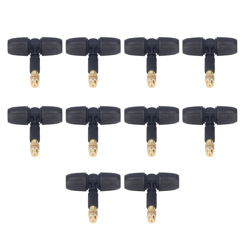 Adjustable Atomizing Nozzle: Brass & Plastic Construction, Heat Cold Resistant, Detachable Design - Misting Nozzle for Garden Irrigation Greenhouse Humidification & Micro Irrigation System - Image 4