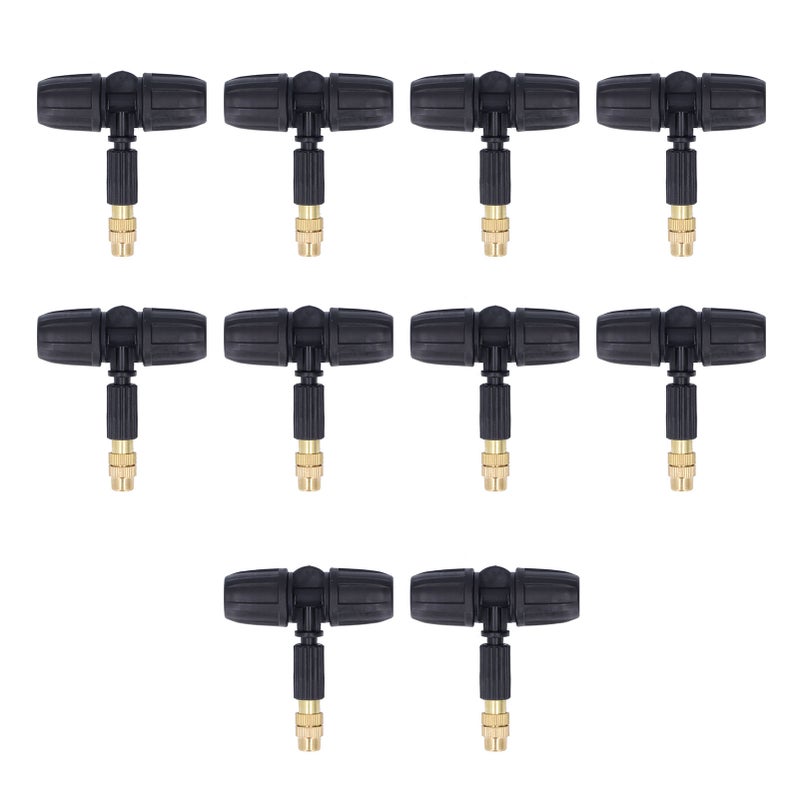 Adjustable Atomizing Nozzle: Brass & Plastic Construction, Heat Cold Resistant, Detachable Design - Misting Nozzle for Garden Irrigation Greenhouse Humidification & Micro Irrigation System - Image 1