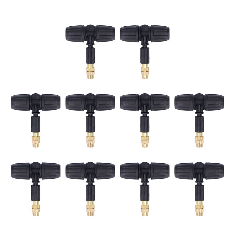 Adjustable Atomizing Nozzle: Brass & Plastic Construction, Heat Cold Resistant, Detachable Design - Misting Nozzle for Garden Irrigation Greenhouse Humidification & Micro Irrigation System - Image 2