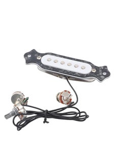 Thoraya 6 String Single Coil Pickup Prewired Electric Guitar Pickup Replacement with Volume and Tone Controls Black Pearl  - Image 5