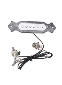6 String Single Coil Pickup Prewired Electric Guitar Pickup Replacement with Volume and Tone Controls Black Pearl