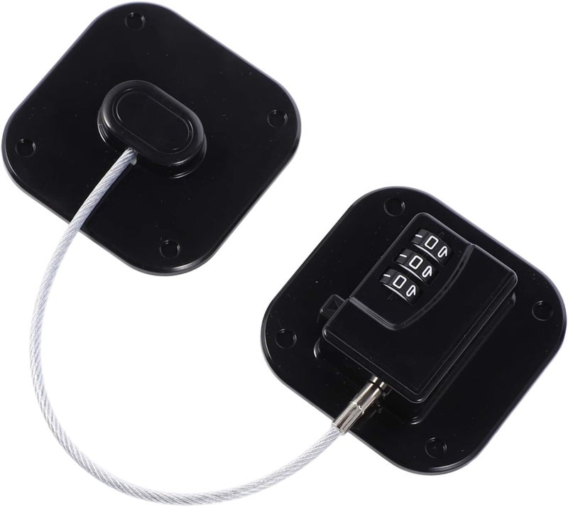 klarako refrigerator lock child safety locks refrigerator door lock Drawer Locks Child Safety cabinet safety lock child proof fridge freezer mini with lock toddler baby lock plastic - Image 1