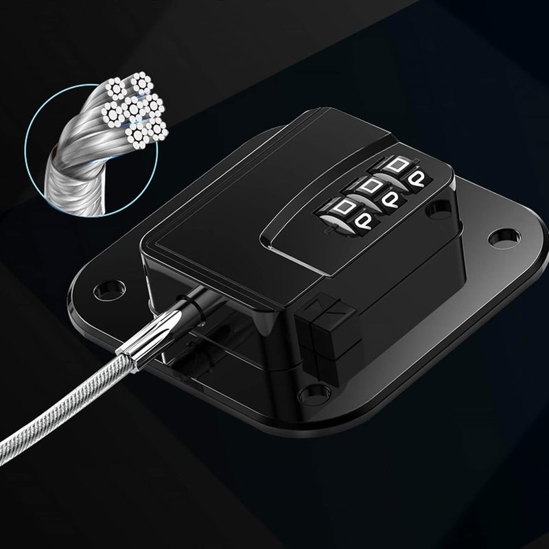 klarako refrigerator lock child safety locks refrigerator door lock Drawer Locks Child Safety cabinet safety lock child proof fridge freezer mini with lock toddler baby lock plastic - Image 5