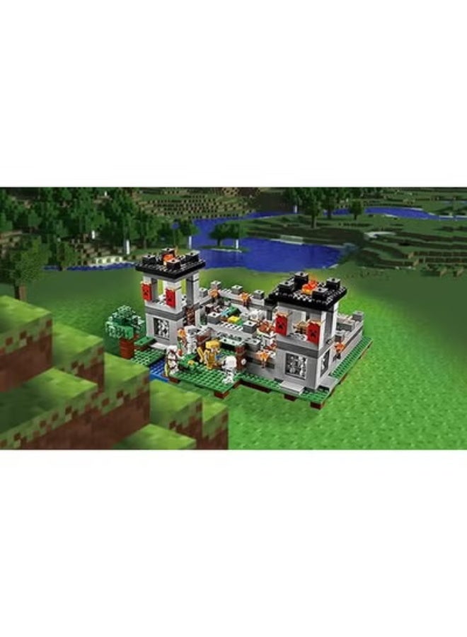 Minecraft Building Blocks Gift Box Set, Minecraft Fortress Village Boys and Girls Small Pellet Assembling Toy Gifts - Image 3