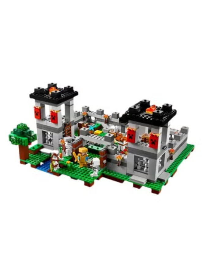 Minecraft Building Blocks Gift Box Set, Minecraft Fortress Village Boys and Girls Small Pellet Assembling Toy Gifts - Image 2