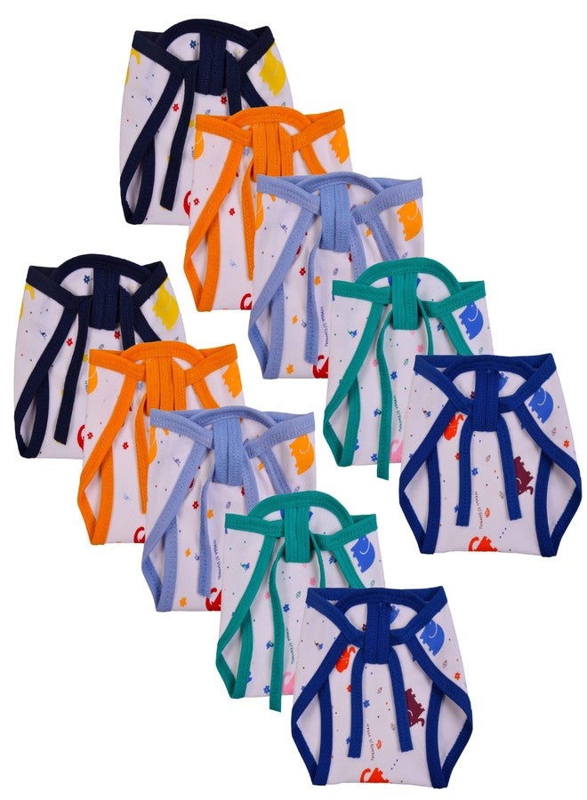 Toddylon Baby Products New Born Baby Clothes | Cloth Diapers | Langots | Nappies | Cotton | Reusable | Washable | Nappy (0-6 Months, Pack of 10) - Image 2