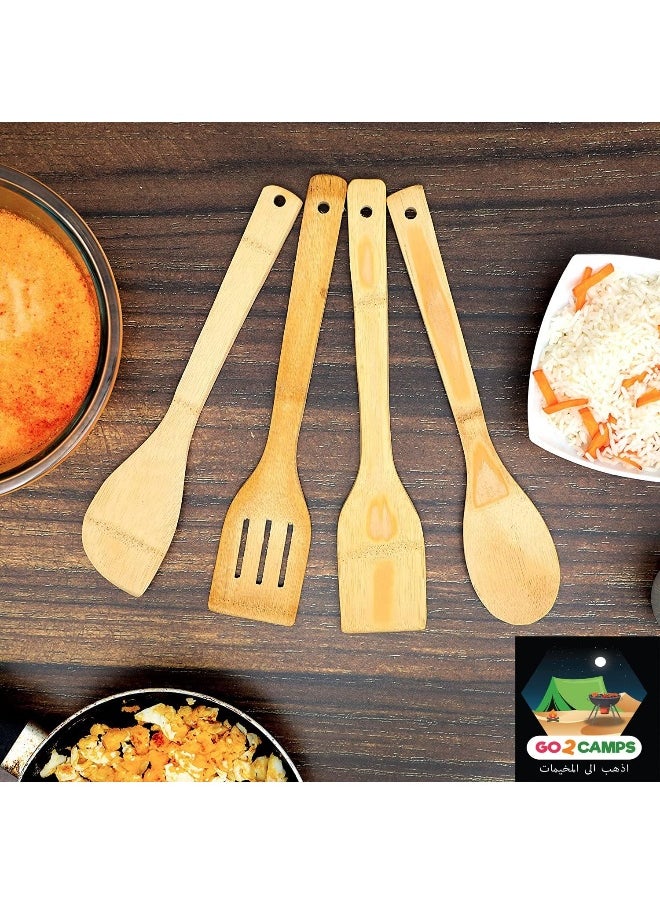 AL MADINA - Alsaqer Organic Bamboo 5 Piece Kitchen Tool Set - Image 1