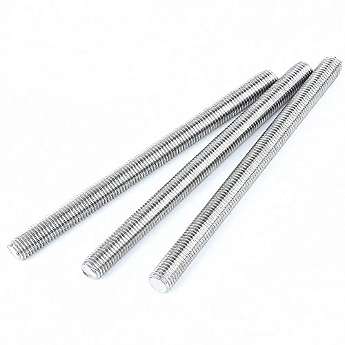 Hooshing 3PCS M2 x 100mm Stainless Steel Fully Threaded Rod, Long Threaded Screw Right Hand Threads - Image 1
