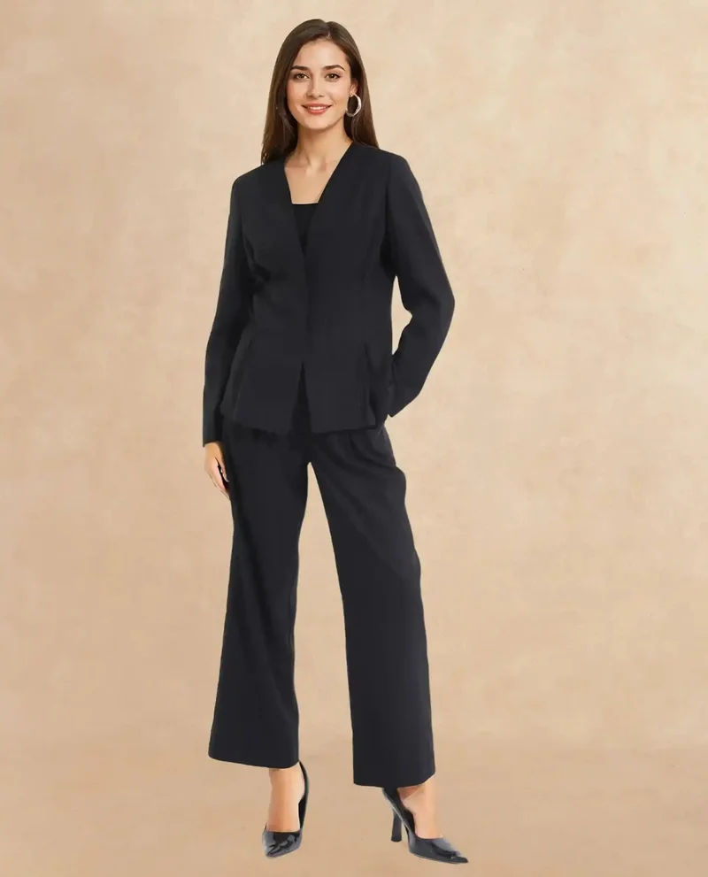 Rareism Women's Charal Black Blazer