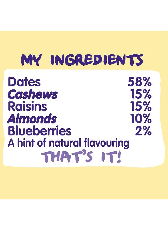 Nakd بار ناكد، مافن التوت الأزرق، فواكه ومكسرات خام، خالي من الجلوتين، نباتي، 18 قطعة - Image 4