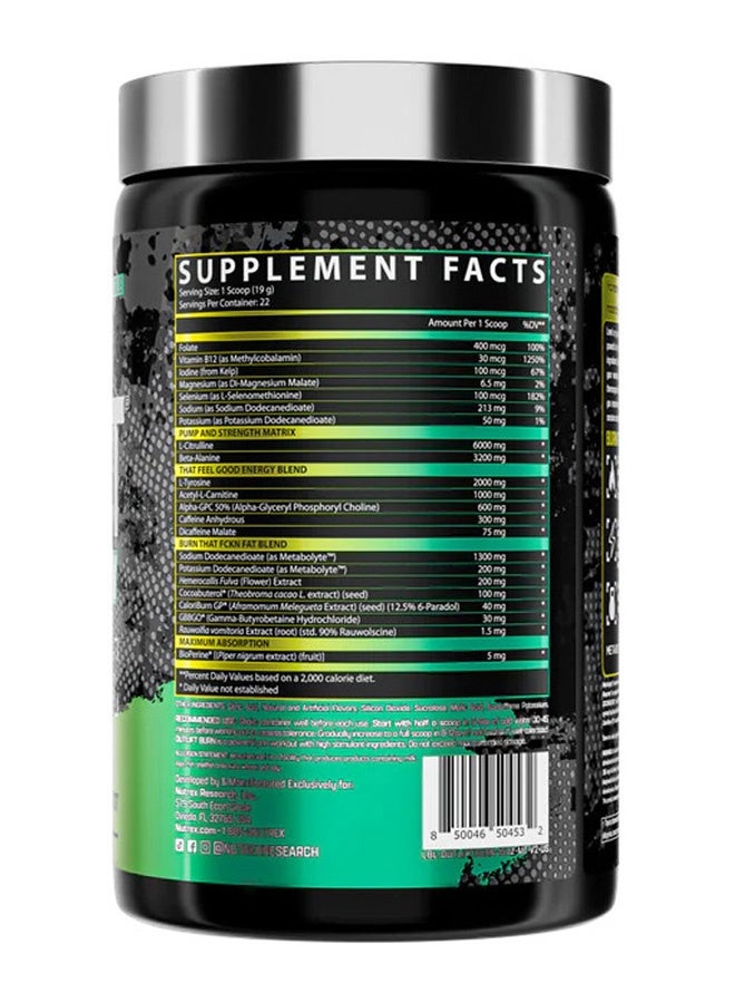 نورتكس ريسيرش حرق الدهون بجرعات سريرية قبل التمرين بنكهة ماوي تويست - 22 حصة - Image 2