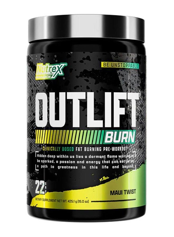 نورتكس ريسيرش حرق الدهون بجرعات سريرية قبل التمرين بنكهة ماوي تويست - 22 حصة - Image 1