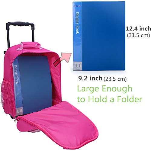yodo Zoo 3-Way Kids Suitcase Luggage or Toddler Rolling Backpack with wheels, Medium Owl - Image 5