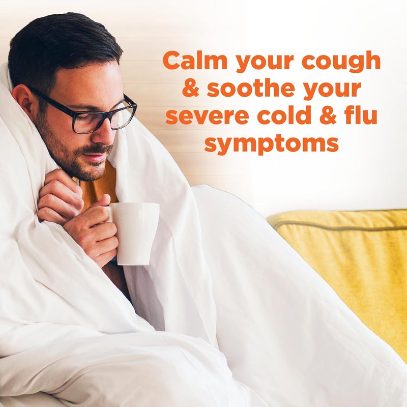 Care Daytime Honey Flavor Severe Cold and Flu Relief Liquid Medicine 12 fl oz Pack of 1 - Image 5