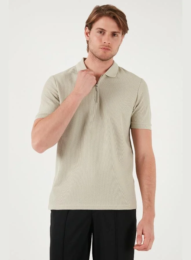 Buratti  Buratti Cotton Regular Fit Half Zipper 3-Pack Polo Collar T-Shirt Men's Polo Collar T-Shirt 5902434S3 for Men | Best Price UAE