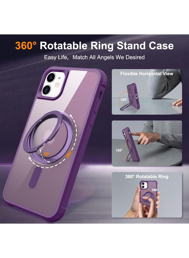 Zaboon Case For iPhone 12 / 12 Pro MagSafe Magnetic Rotating Holder Phone Case - Image 2
