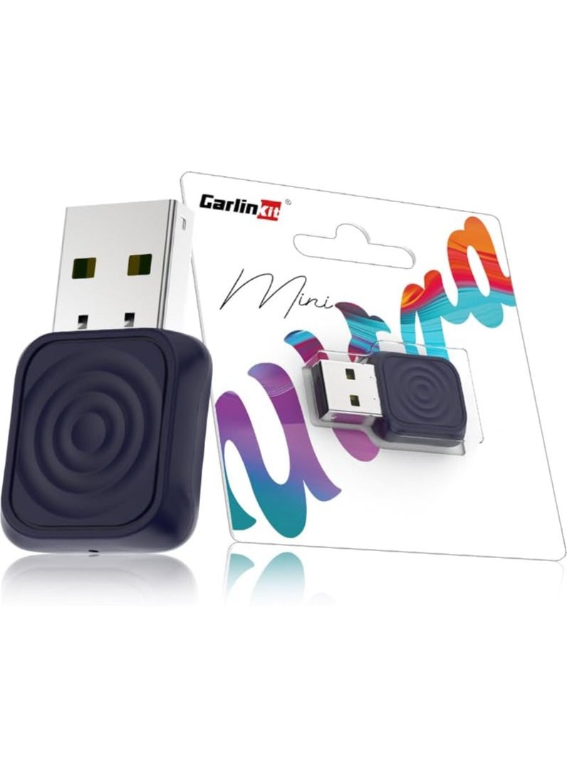 Carlinkit Mini Ultra, Wireless Carplay Adapter, For Cars With Built-in Apple Car Play & Android Auto, Convert Wired to Wireless CarPlay & Android Auto, with Type-A to C Converter, Support Bluetooth 5.4, OTA Update