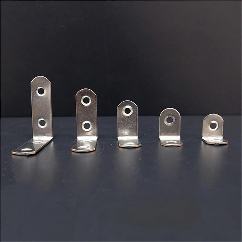 Stainless Steel L Type 90 Degree Right Angle Fixator Flat Straight Plate 16 x 50 40 Pcs - Image 5