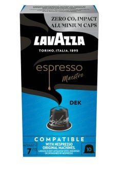 Lavazza LAVAZZA ESPRESSO MAESTRO DEK DECAFFEINATED - NESPRESSO COMPATIBLE - 10 CAPSULES  - Image 2