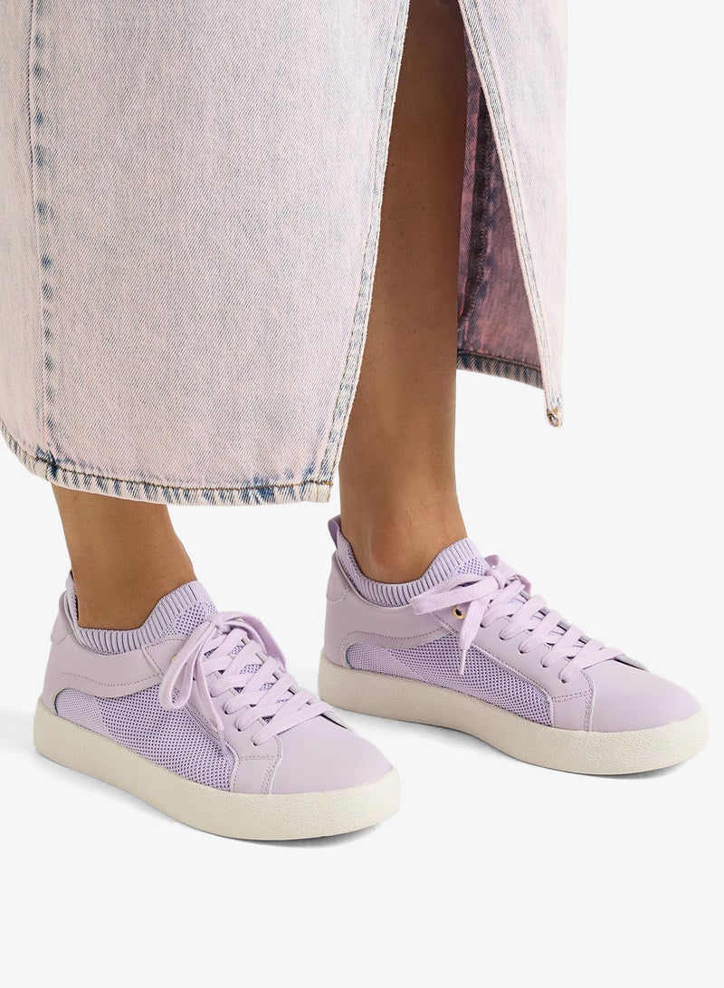 جينجر سنيكرز كاجوال بمزيج خامات - Image 5