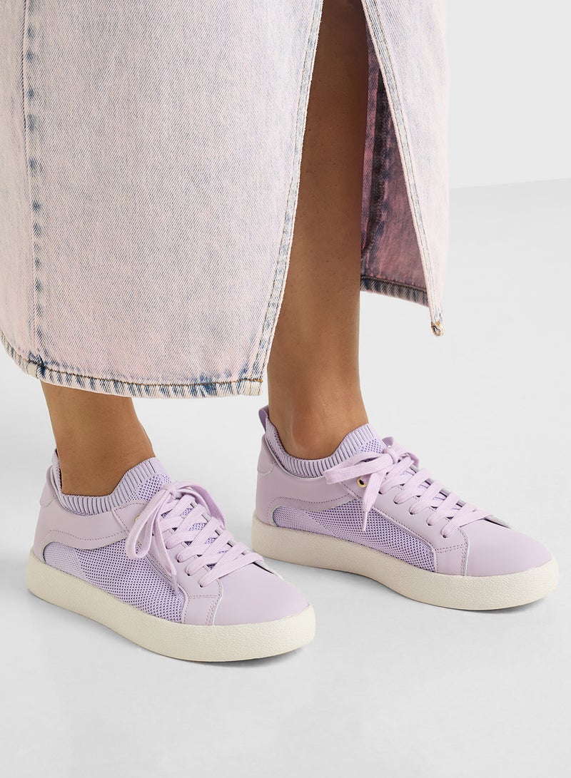 Ginger Mix Material  Casual Sneakers  - Image 5