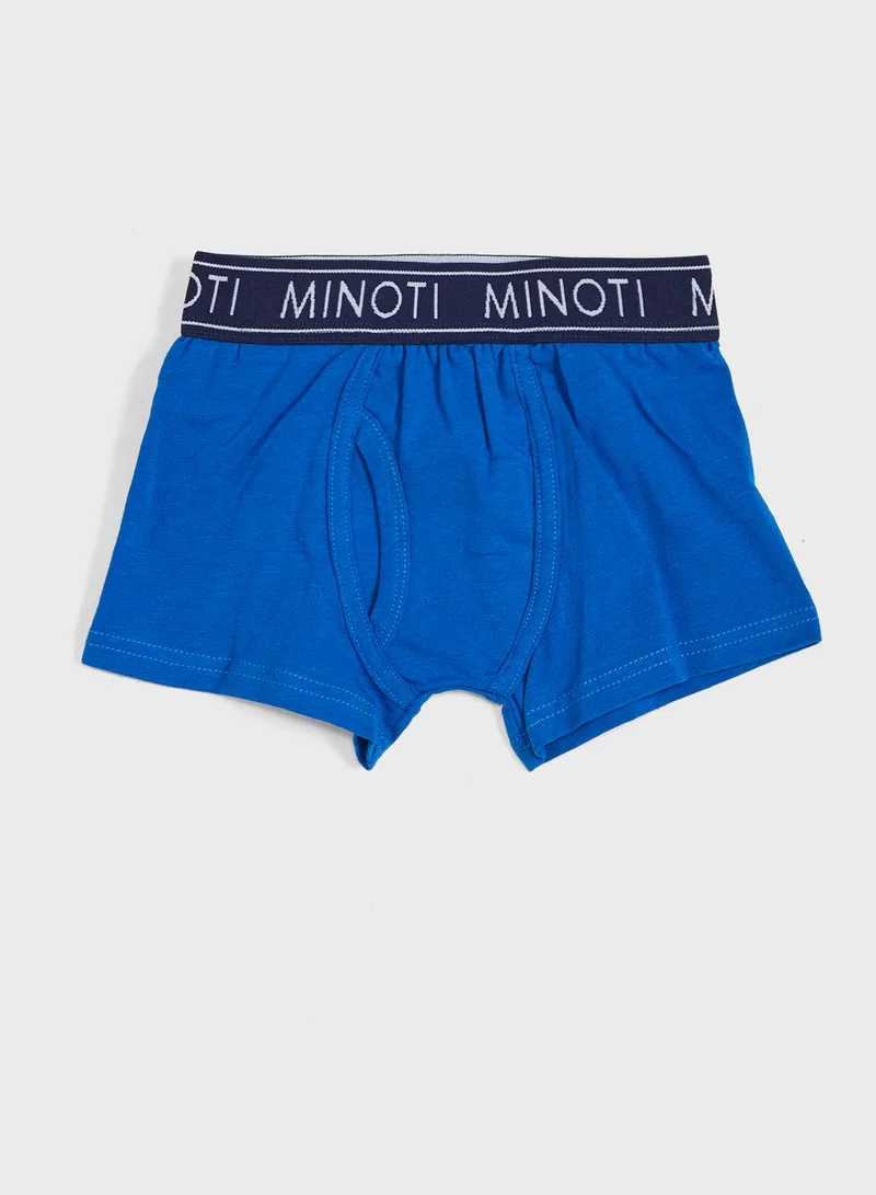 MINOTI Youth 3 Pack Assorted Boxers