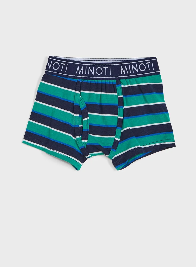 MINOTI Youth 3 Pack Assorted Boxers