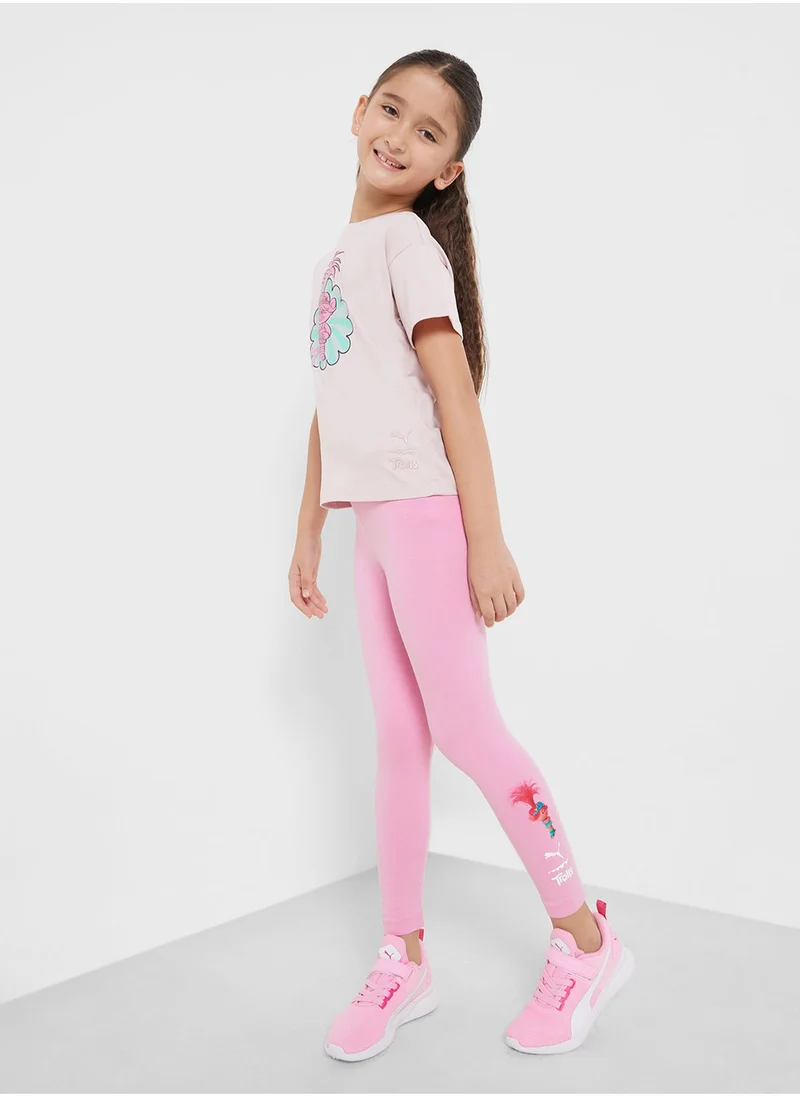 PUMA Kids Trolls High Waist Leggings