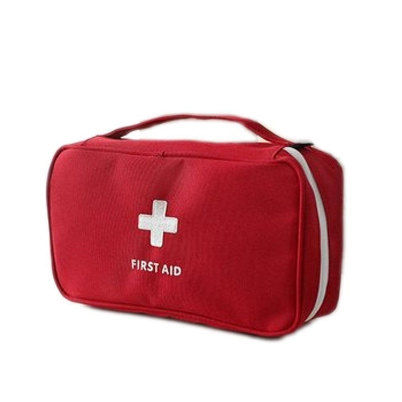 Vroxy Vroxy First Aid Kit Travel Pouch Medicine Storage Bag Cosmetic Medicine Makeup Storage Pouch for Travelling Multi Color Large - Image 1