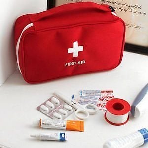 Vroxy Vroxy First Aid Kit Travel Pouch Medicine Storage Bag Cosmetic Medicine Makeup Storage Pouch for Travelling Multi Color Large - Image 2