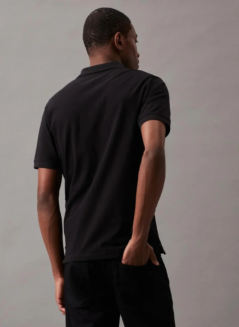 Calvin Klein Slim Stretch Pique Polo Shirt