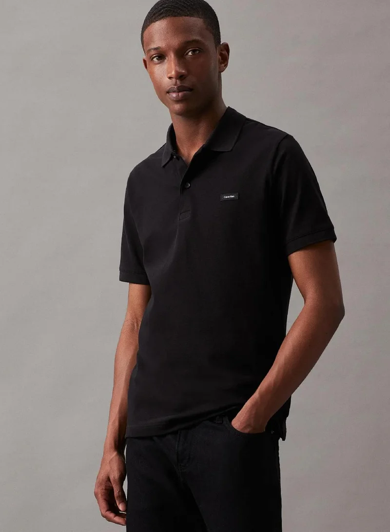Calvin Klein Slim Stretch Pique Polo Shirt
